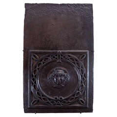 Neoclassical Cast Iron Fireback