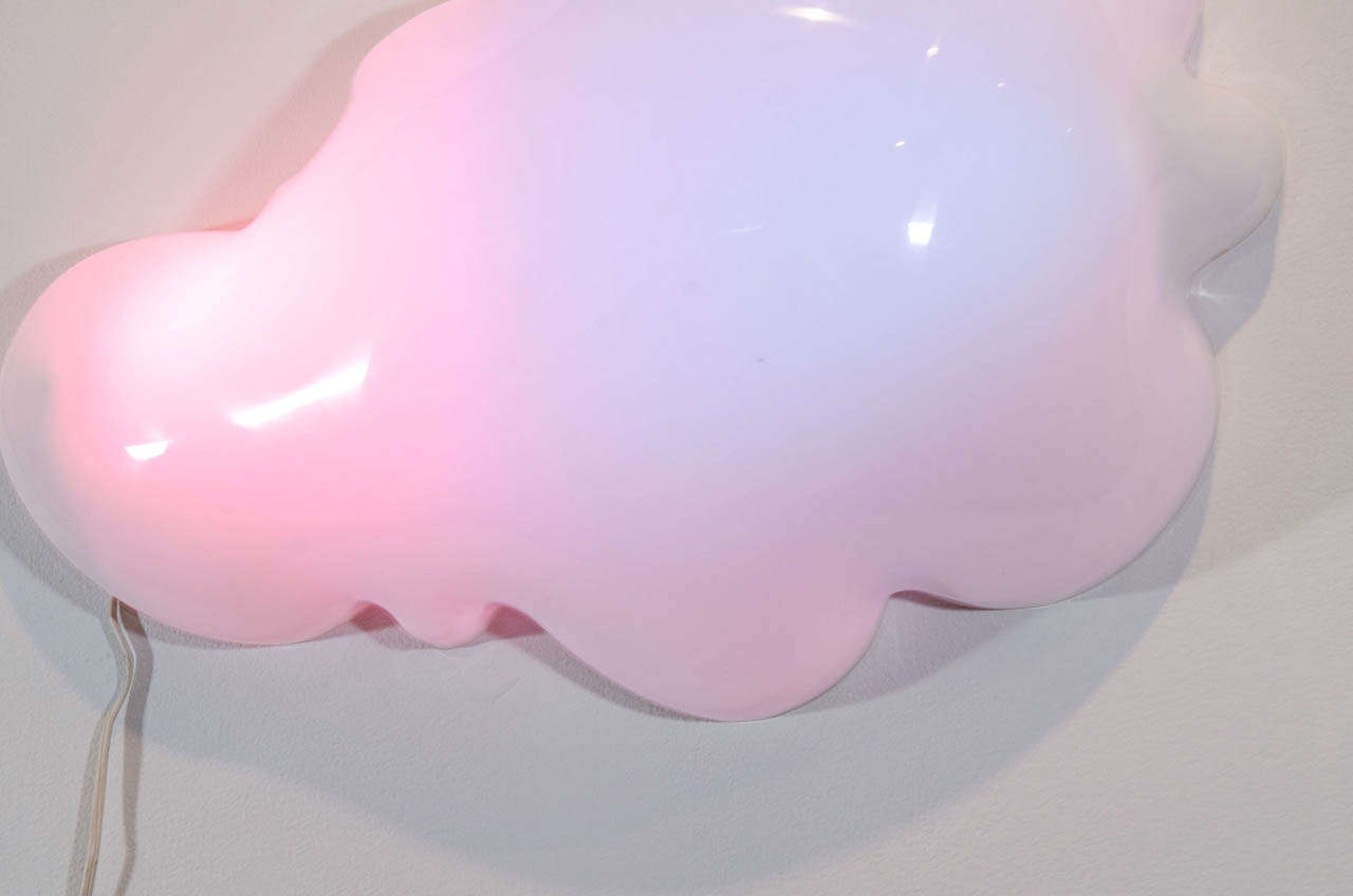20th Century Remo Saraceni Small Cloud Light For Sale