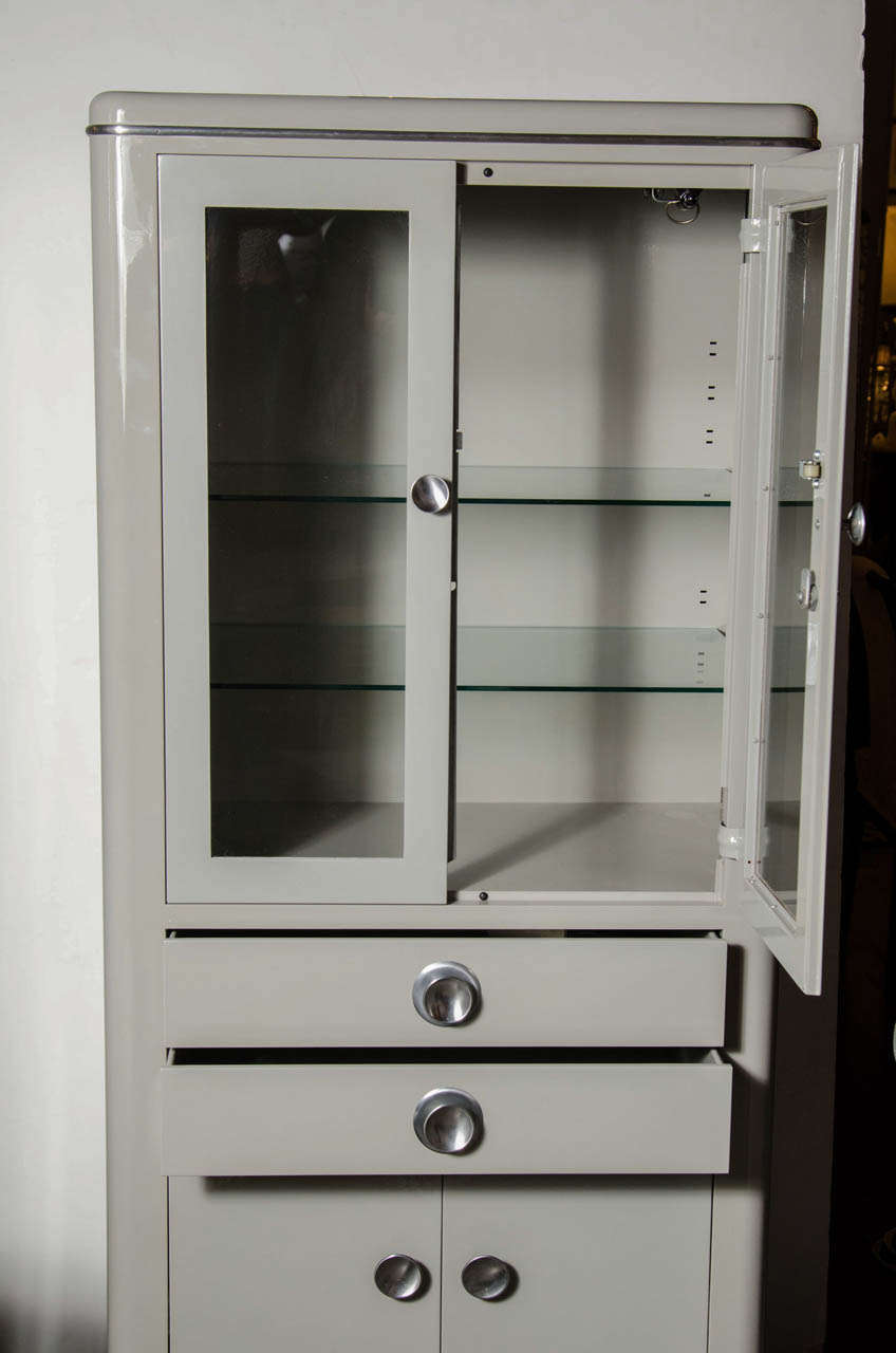 apothecary metal cabinet