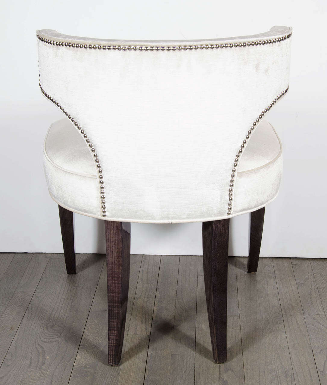 Lux Set of Six Klismos Dining Chairs by Modernage In Excellent Condition In New York, NY
