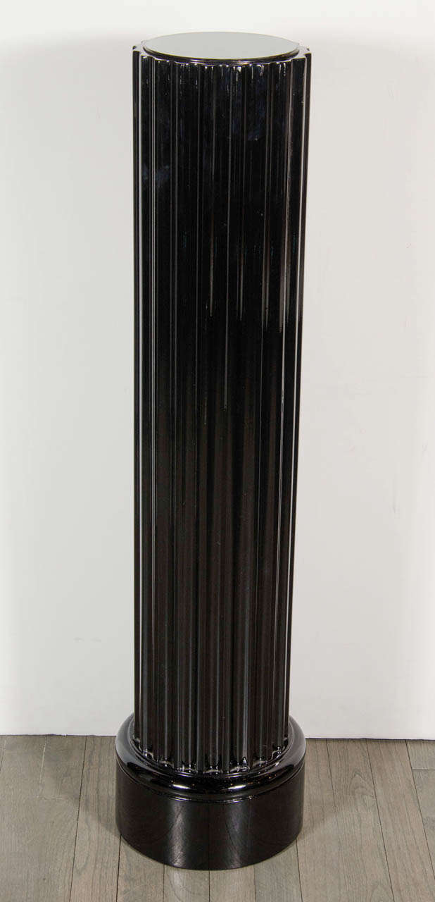 Art Deco Column Pedestal by Grosfeld House