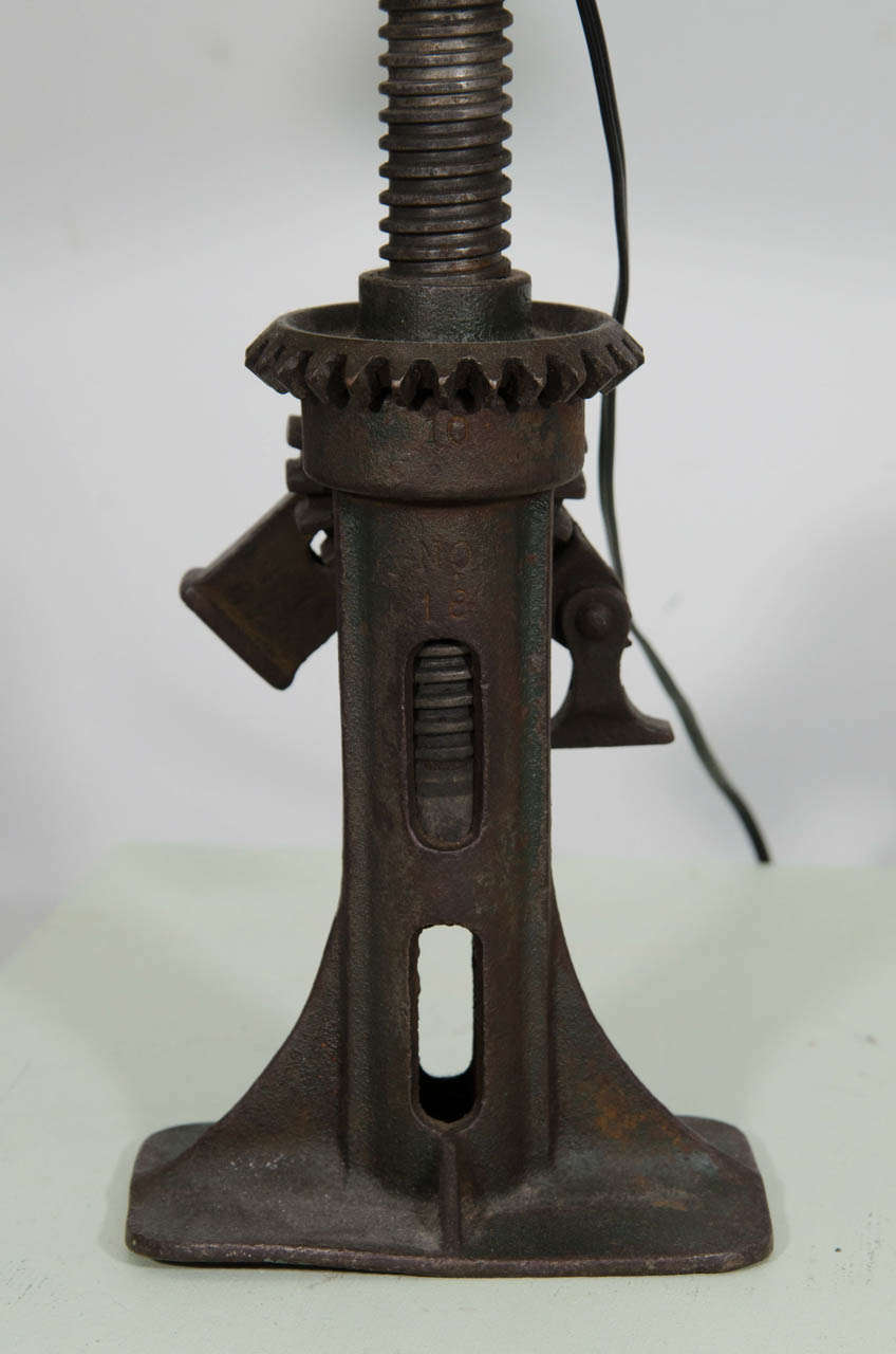 Vintage Industrial Gear Lamp 4