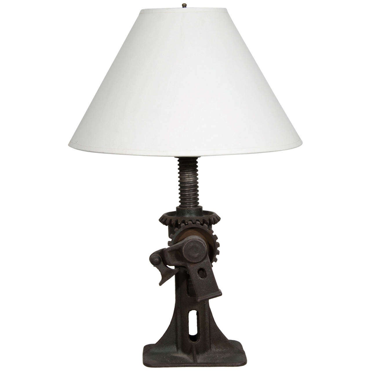Vintage Industrial Gear Lamp