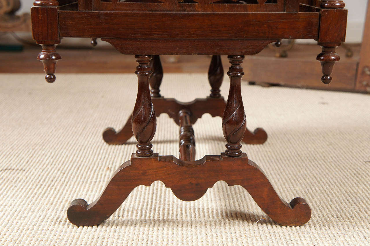 19th Century Rosewood Book Stand For Sale 2