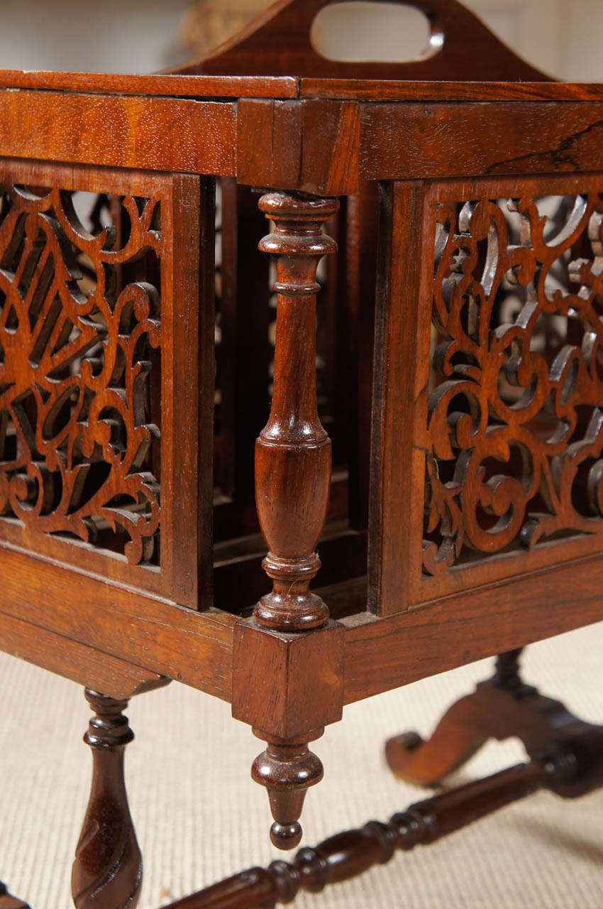 19th Century Rosewood Book Stand For Sale 4