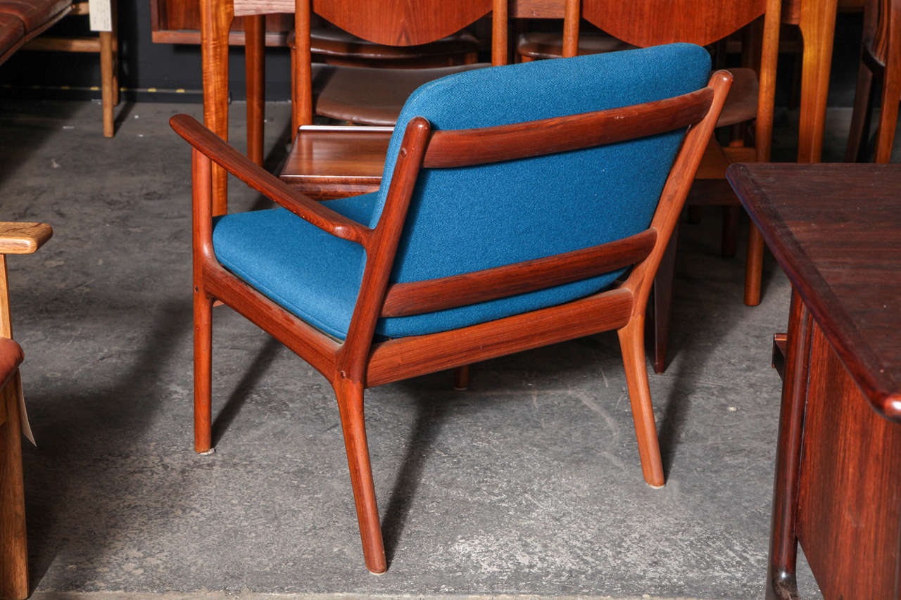 Oiled Mid-Century Armchair by Ole Wanscher For Sale
