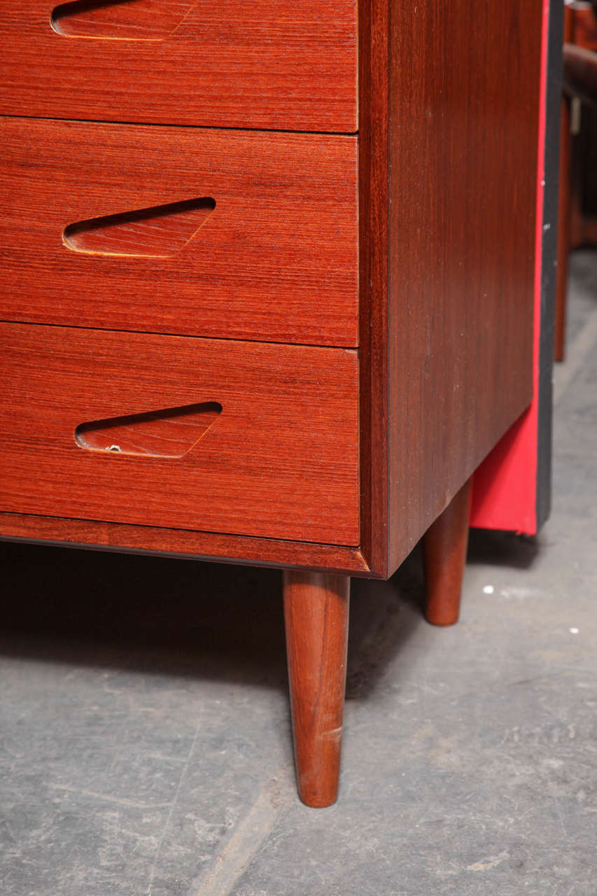 Danish Vintage Tallboy Dresser by Svend & Madsen