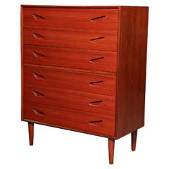 Vintage Tallboy Dresser by Svend & Madsen