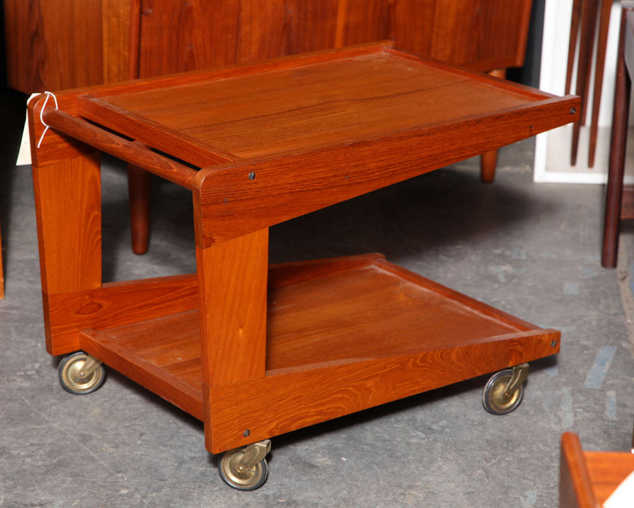 Atomic Tea Cart from Denmark In Excellent Condition In New York, NY