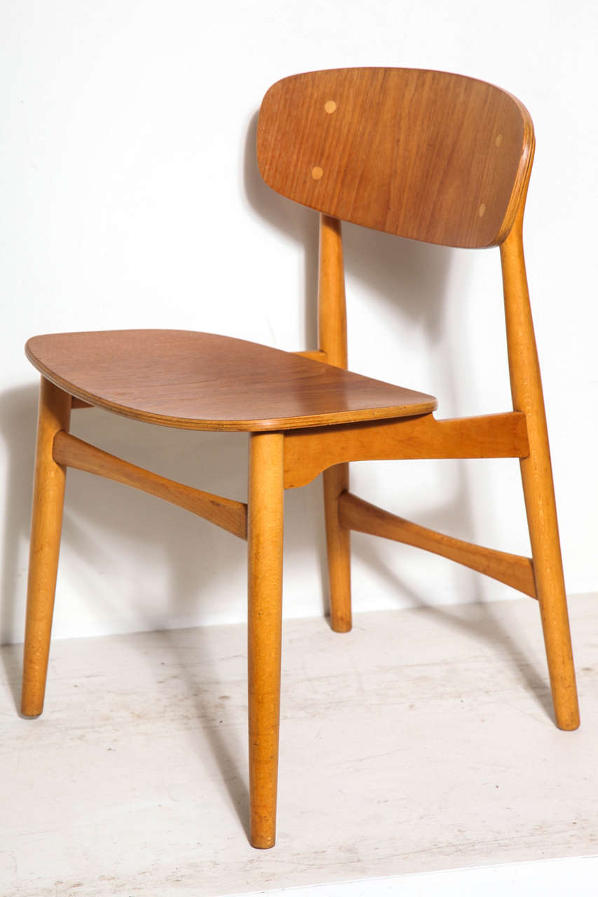 Scandinavian Ib Kofod Larsen Teak Dining Chairs, Set of 4