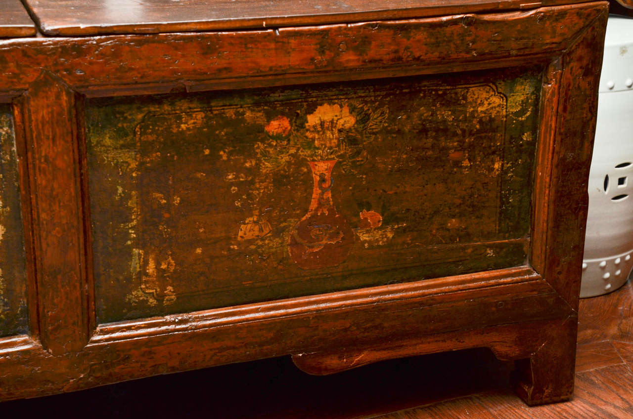 Lacquered Blanket Chest or Trunk