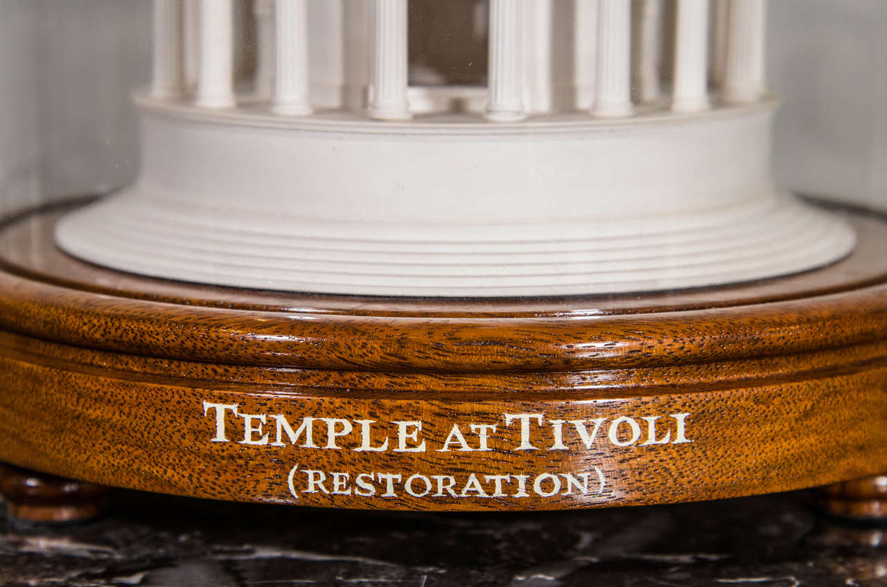 A Plaster Model of the Temple at Tivoli by Timothy Richards In Excellent Condition In Long Island City, NY