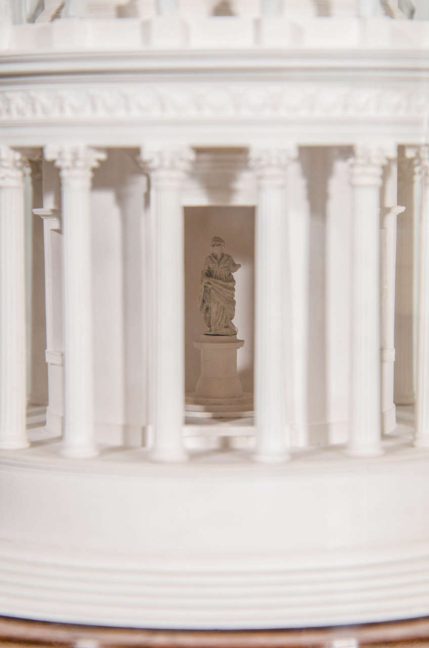 Contemporary A Plaster Model of the Temple at Tivoli by Timothy Richards