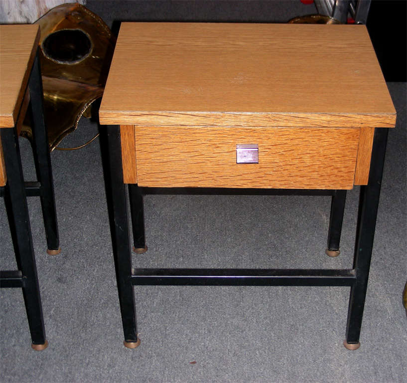 French Two 1950s Night Stands For Sale
