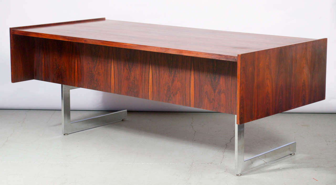 Milo Baughman - Executive Rosewood Desk 4
