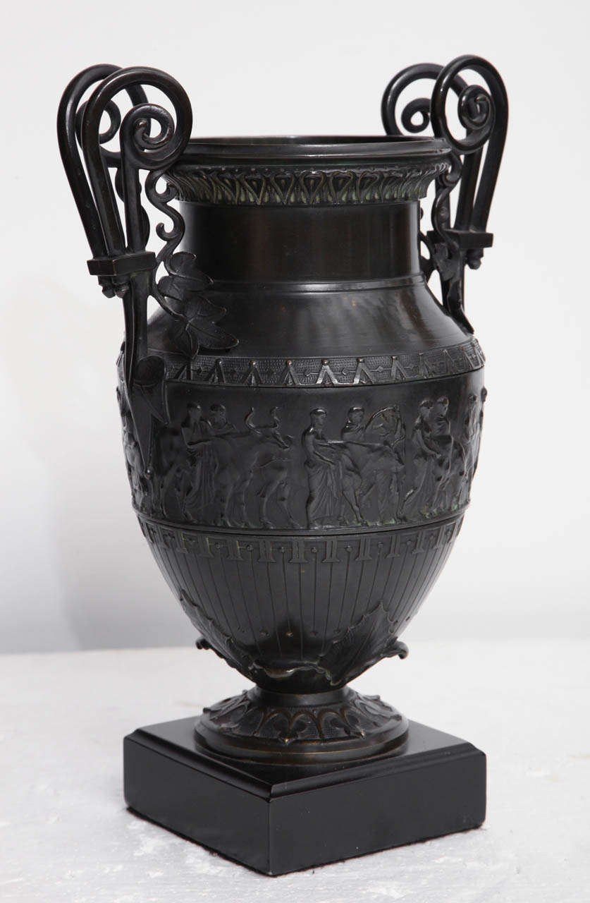 Bronze 19th Century Italian Neo-Classical Urn For Sale