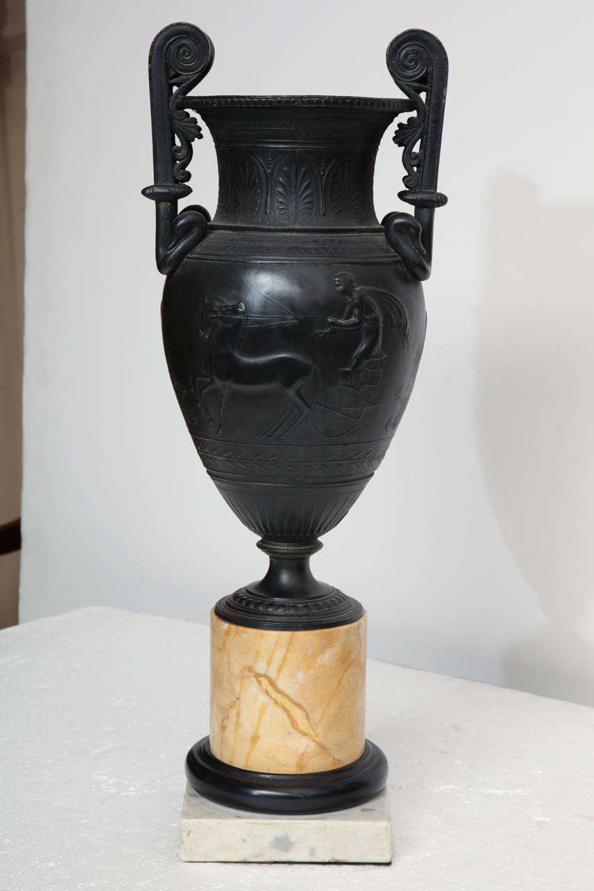 Metal 19th Century French, Neo-Classical Urn For Sale