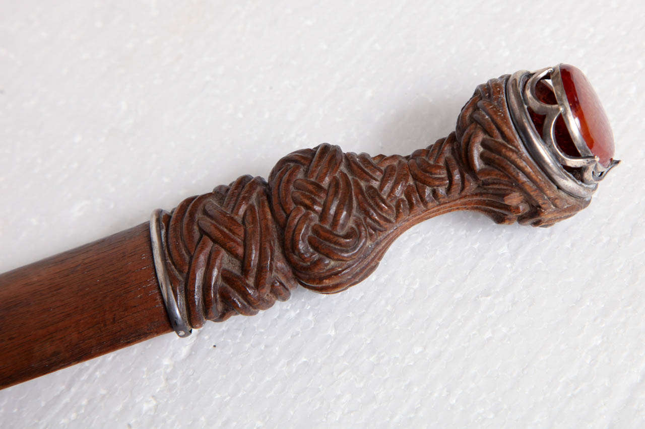 19th Century Scottish Fruitwood Page Turner 1