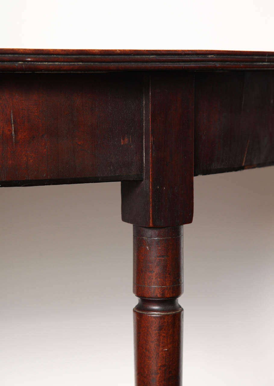 19th Century English, Mahogany Demi-Lune 2