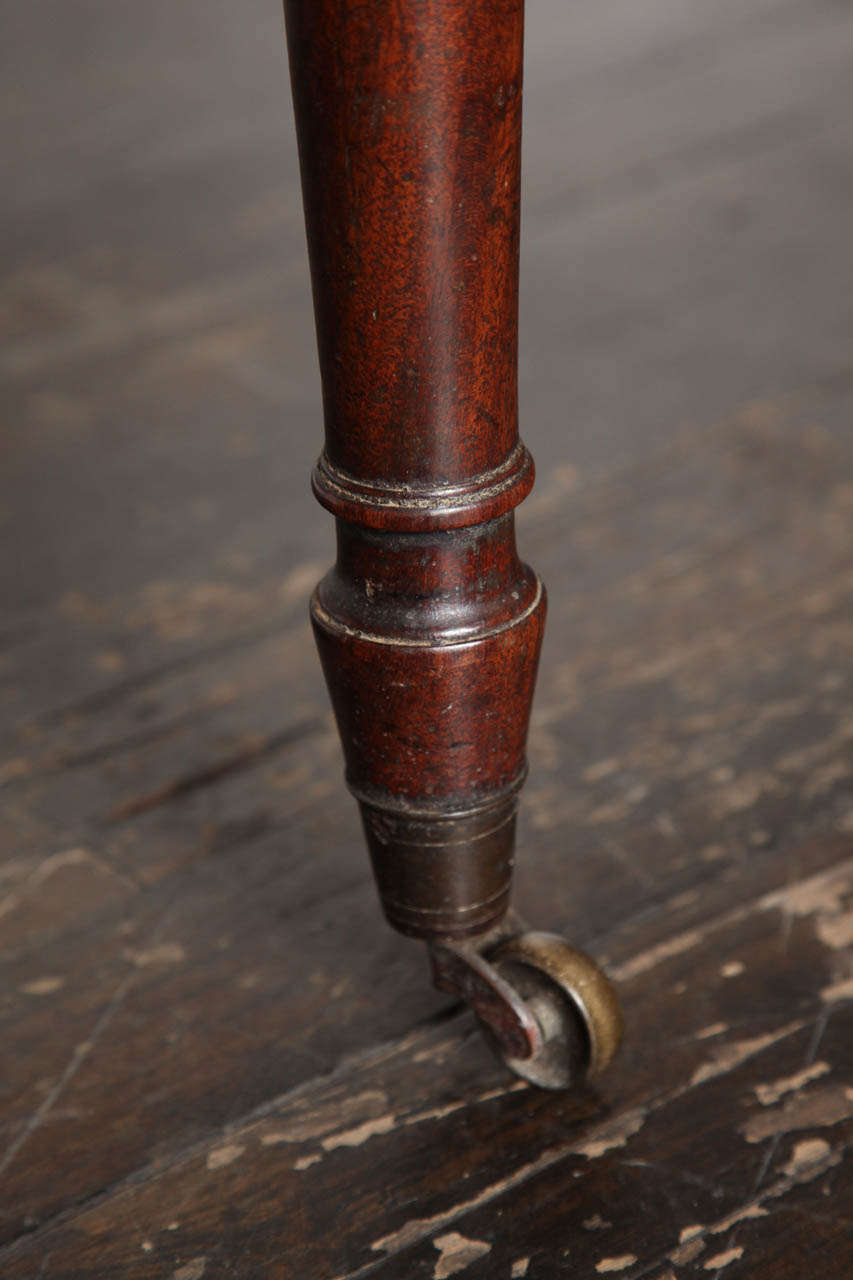 19th Century English, Mahogany Demi-Lune 5