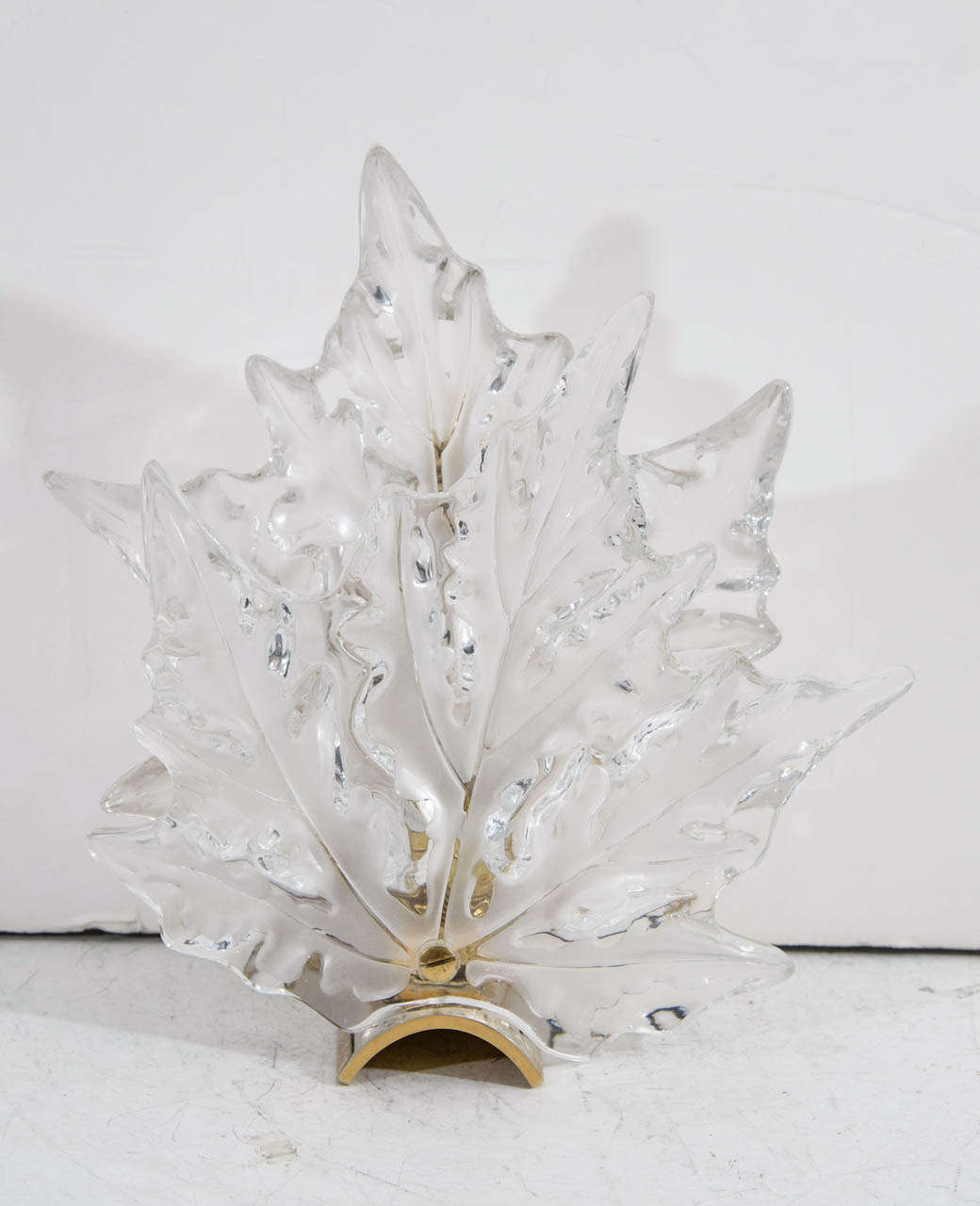 A Mid Century Lalique Champs Elysees Table Lamp