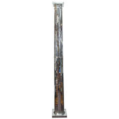 Doric Column with Mirror Mosaic 10