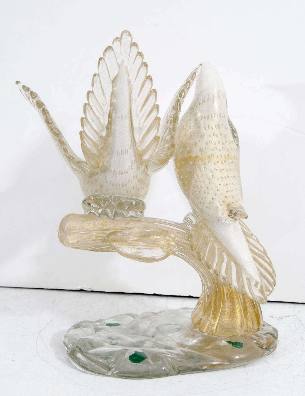 20th Century A Mid Century Barovier and Toso Murano Glass Bird Sculpture