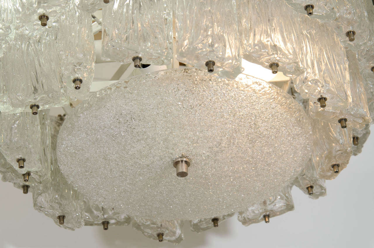 Murano Glass Chandelier by Barovier & Toso In Good Condition In New York, NY