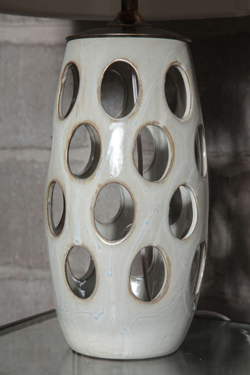 Pair of Mid Century Ceramic Table Lamps 1
