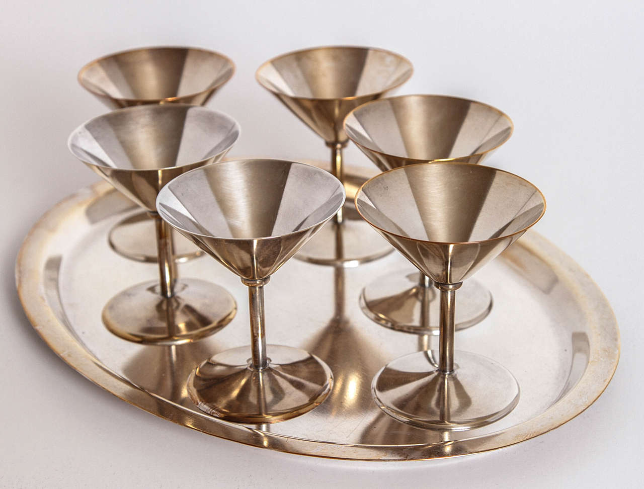 Art Deco Silver Plate Cocktail Set by WMF Germany 6