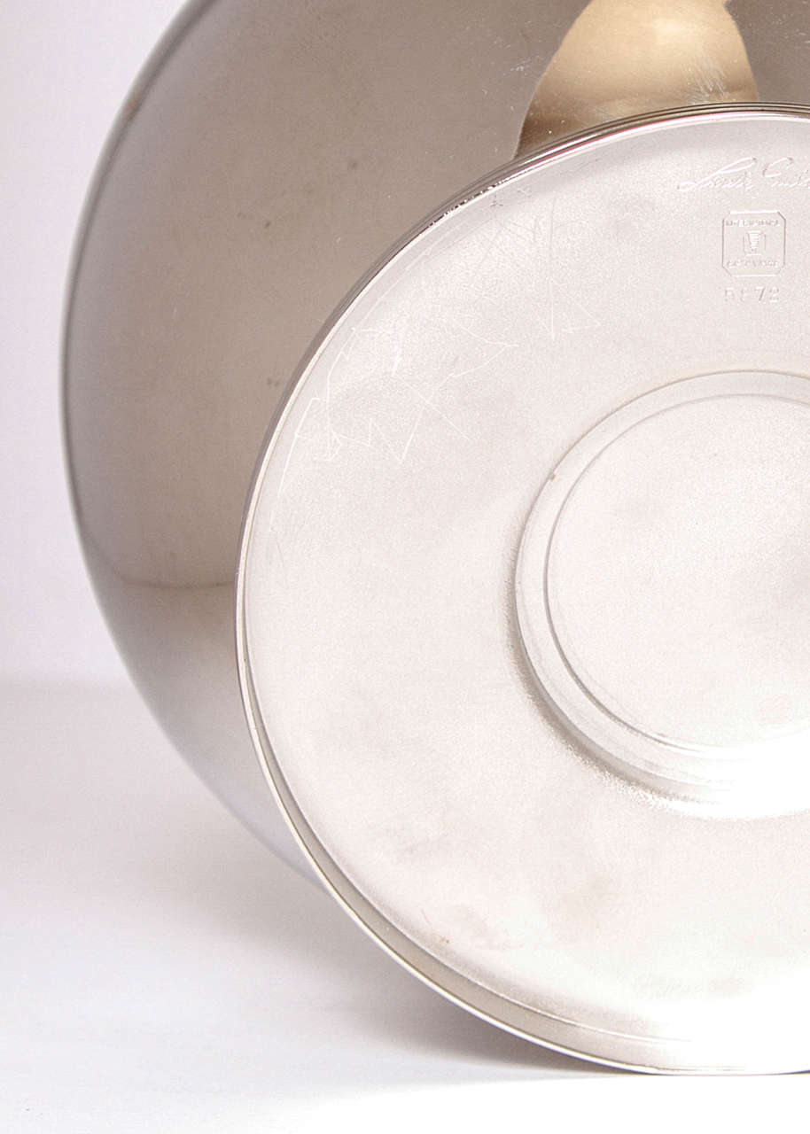 Signed Lurelle Guild for International Silver Art Deco Orb Vase For Sale 1
