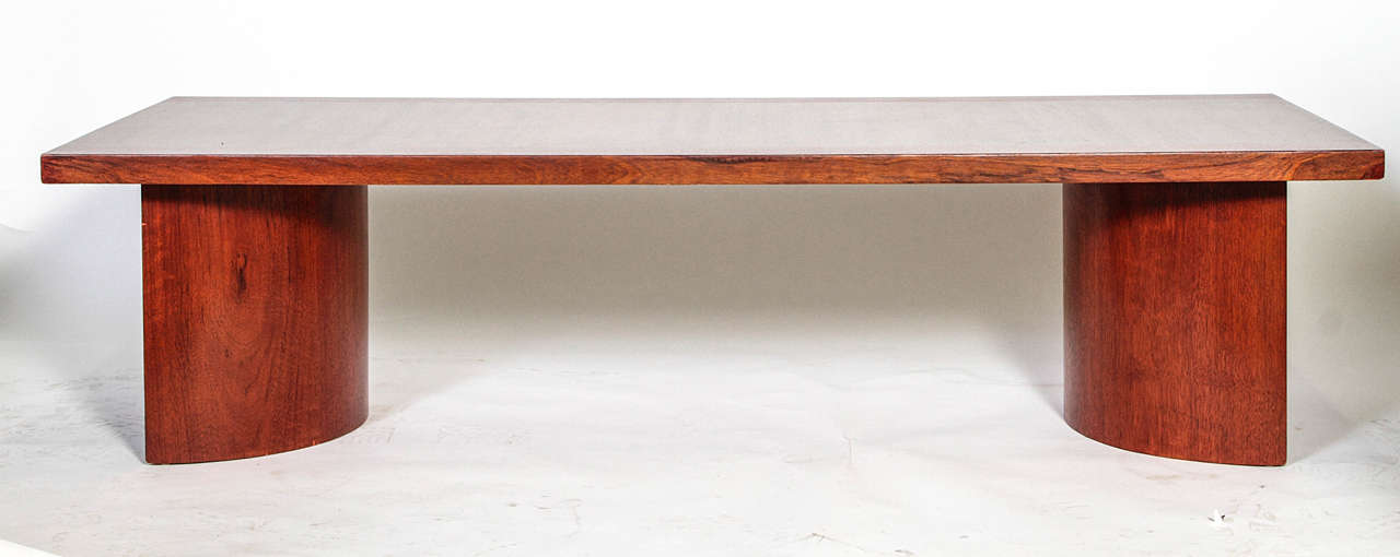 Signed Kroehler Coffee Table, in Mid Century Post Art Deco Style For