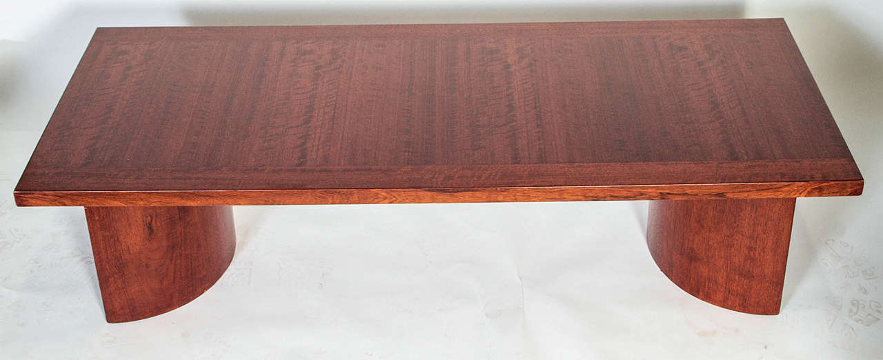 Signed Kroehler Coffee Table, in Mid Century Post Art Deco Style For