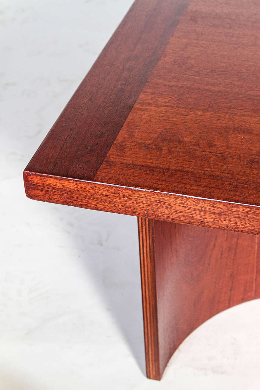 Signed Kroehler Coffee Table, in Mid Century Post Art Deco Style For