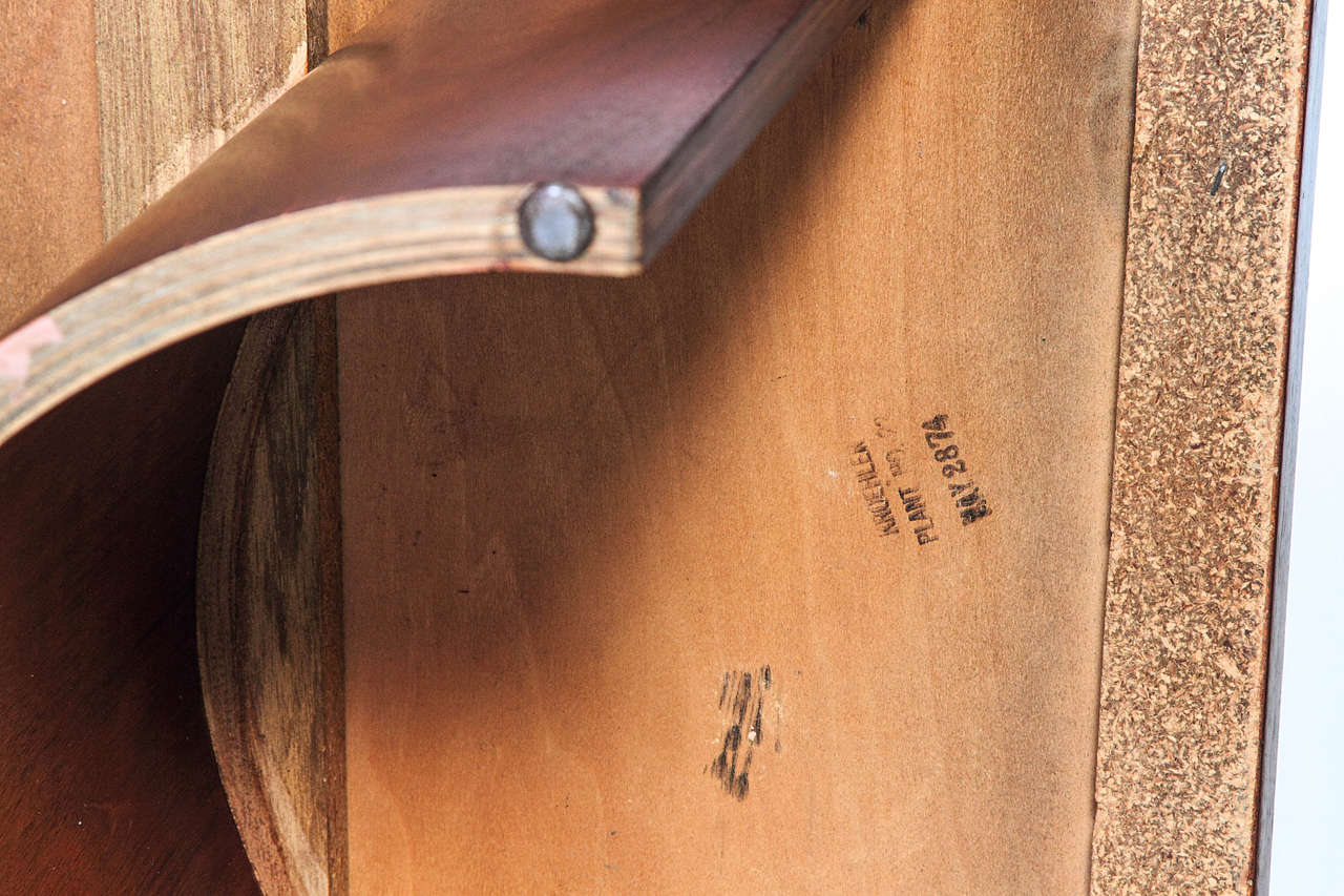 Signed Kroehler Coffee Table, in Mid Century Post Art Deco Style For