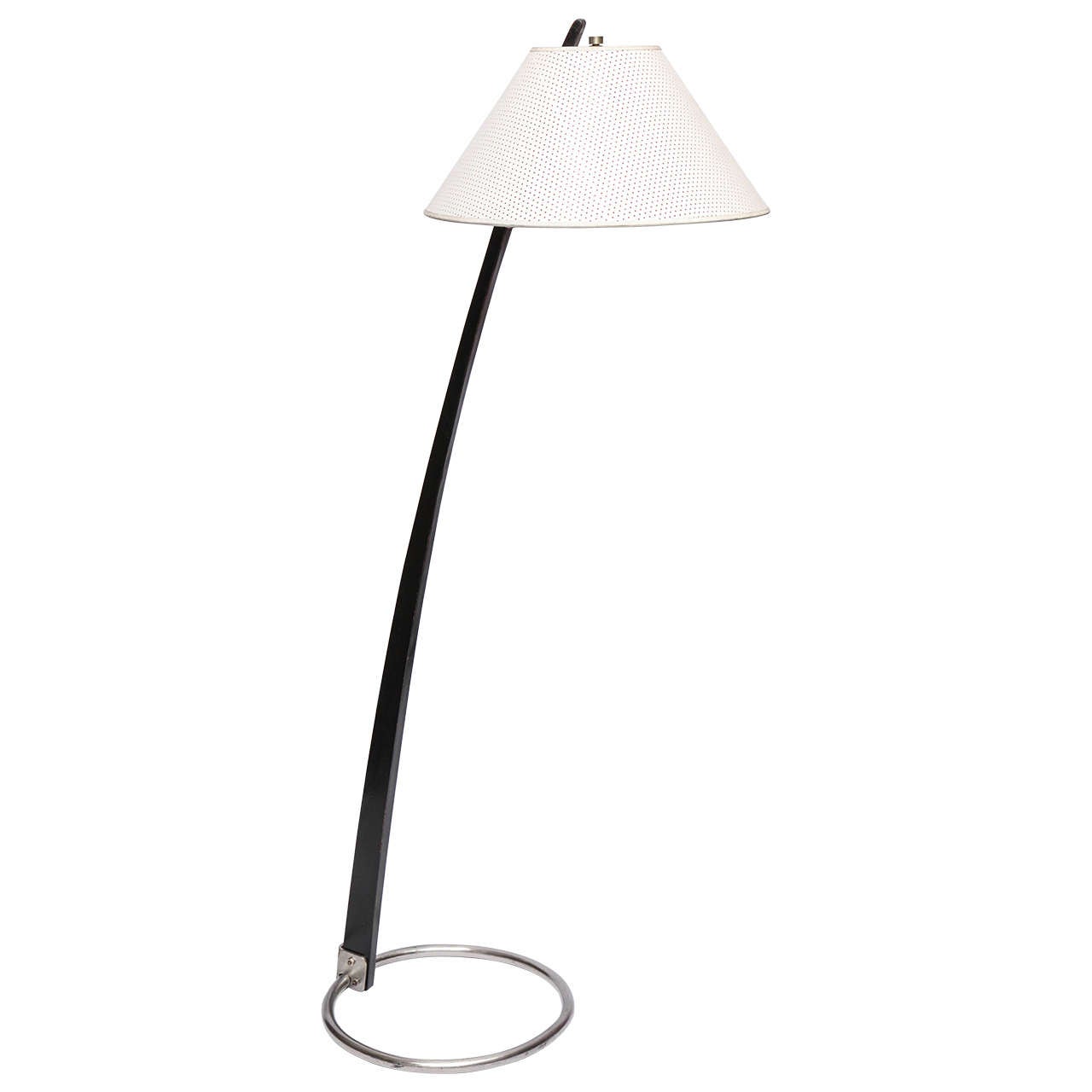 J.T. Kalmar Floor Lamp Mid Century Modern Austria 1950's For Sale