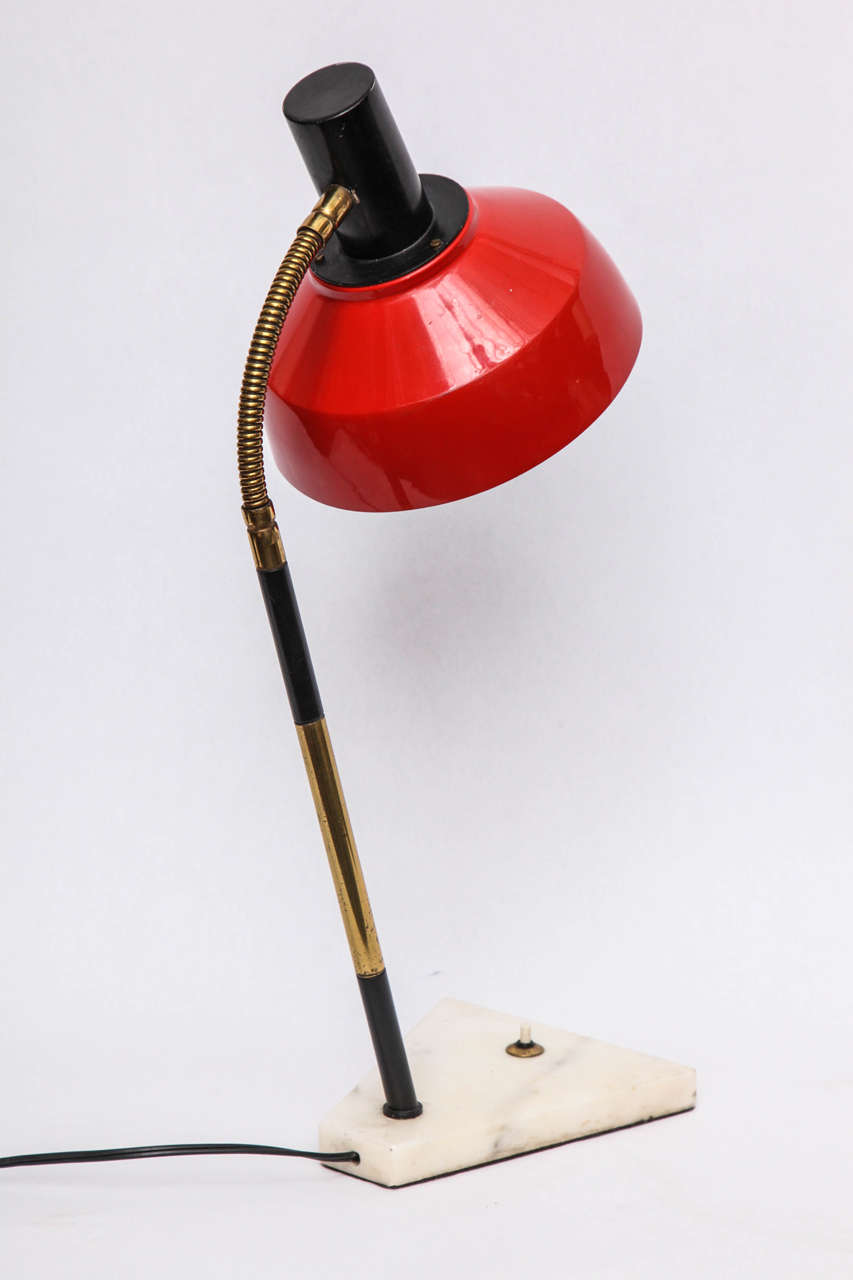 Machine-Made 1950s Articulated Table Lamp by Stilux