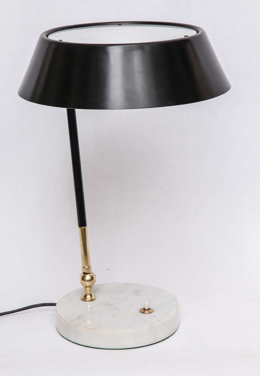 1950s Articulated Table Lamp Signed Stilux 1