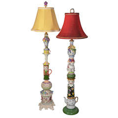 Whimsical, custom made Floor Lamps