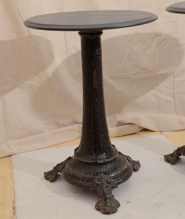English Pr. Victorian Cast Iron Pub Tables