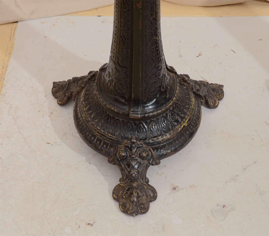 Pr. Victorian Cast Iron Pub Tables 2