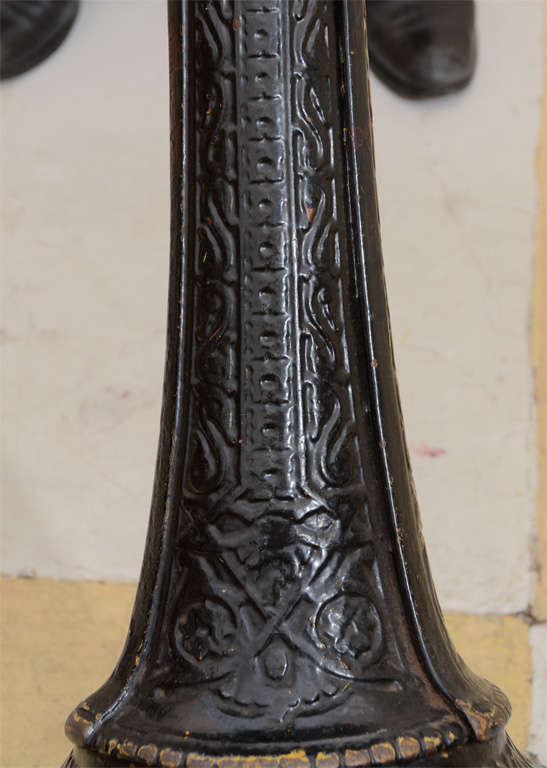 Pr. Victorian Cast Iron Pub Tables 5