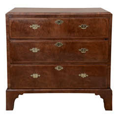 Walnut Wm.
Mary 3 Drawer Chest
