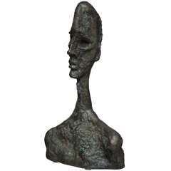 "Giacometti's Soul"  Rare bust by Phillip & Kelvin LaVerne