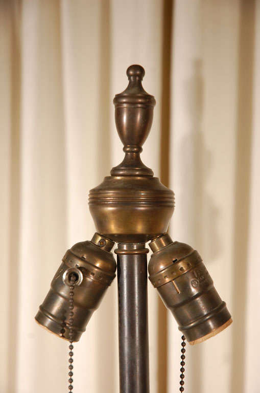 Italian Pair of  Lamps From 19th Century Finials