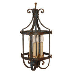 1920
s Wrought Iron Lantern