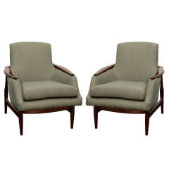 Pair of Scandinavian Style Armchairs