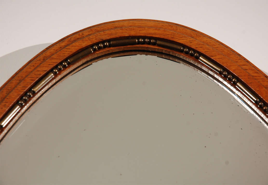 Larger Oval Beveled Mirror