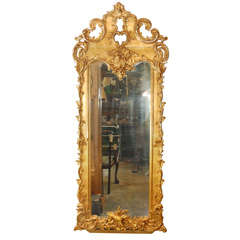 Antique Swedish Pier Mirror