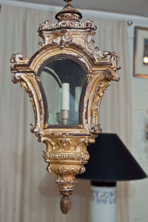 Carved and Gilded Lantern
